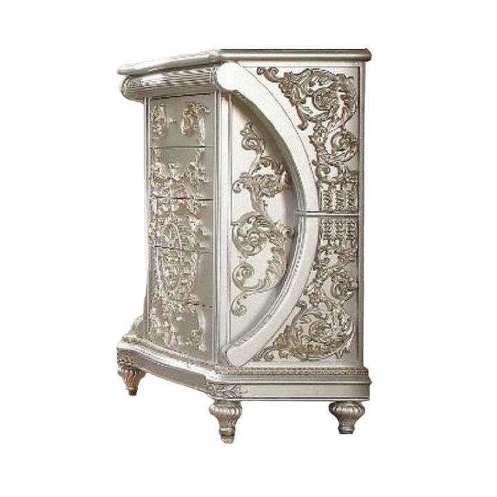 Dove Tall Dresser Chest