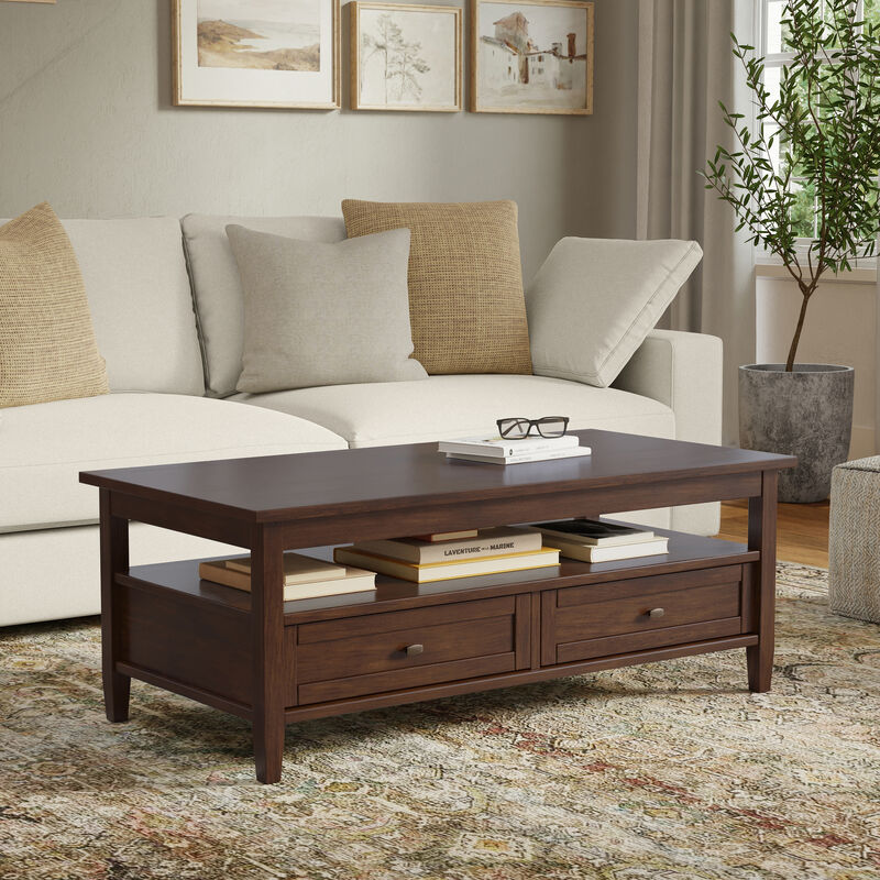 Simpli Home Warm Shaker Coffee Table image number 3