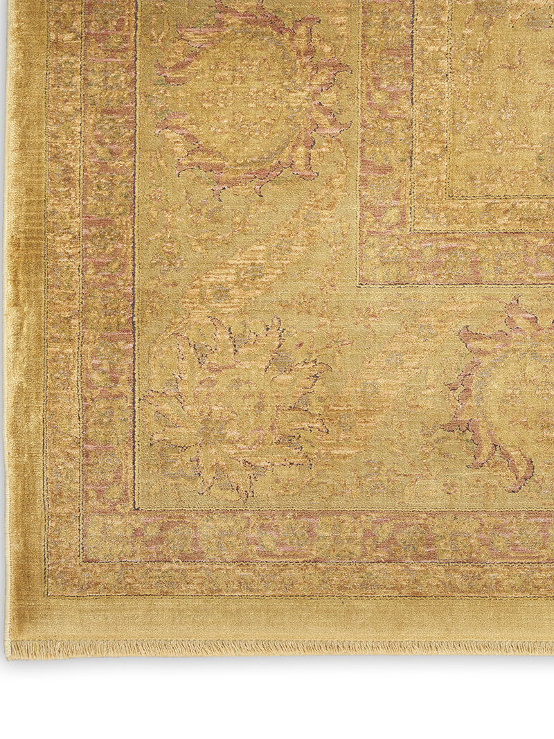 Luxurious LRS02 Gold 9'10" x 12'6" Rug image number 3