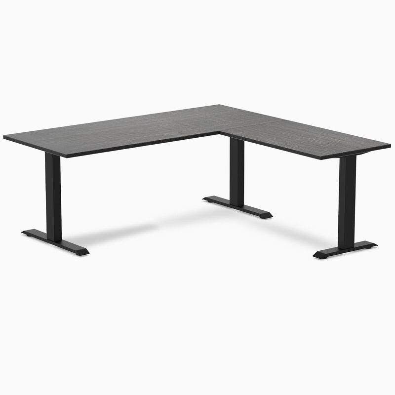 Desky Zero Bamboo L-Shape Office Desk image number 0