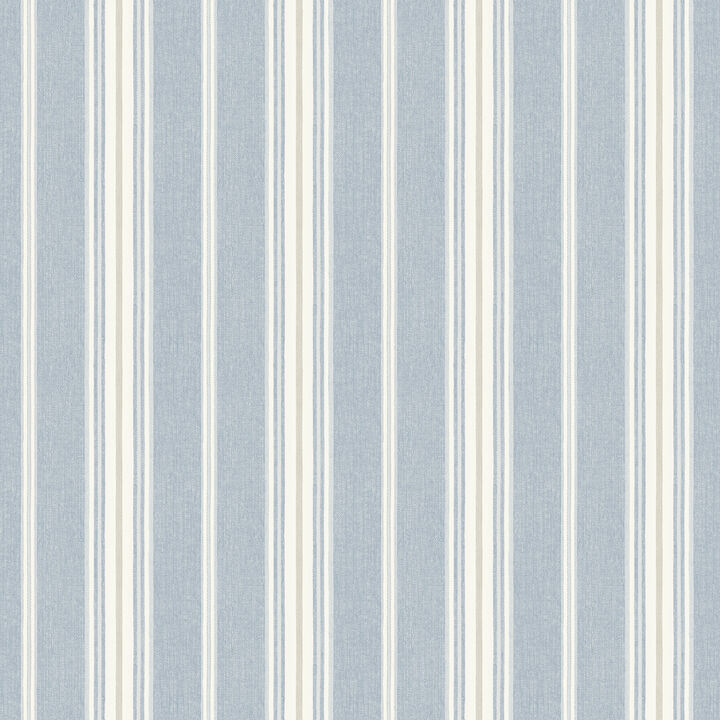 Cooper Denim Stripe Wallpaper