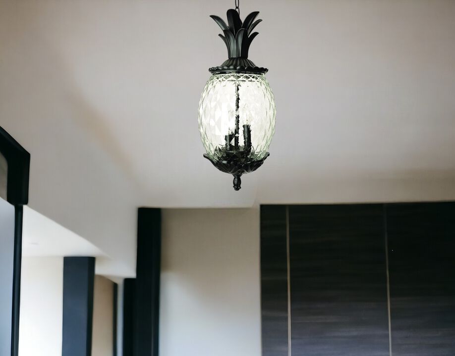 Hivvago Lanai 3-Light Black Coral Hanging Light