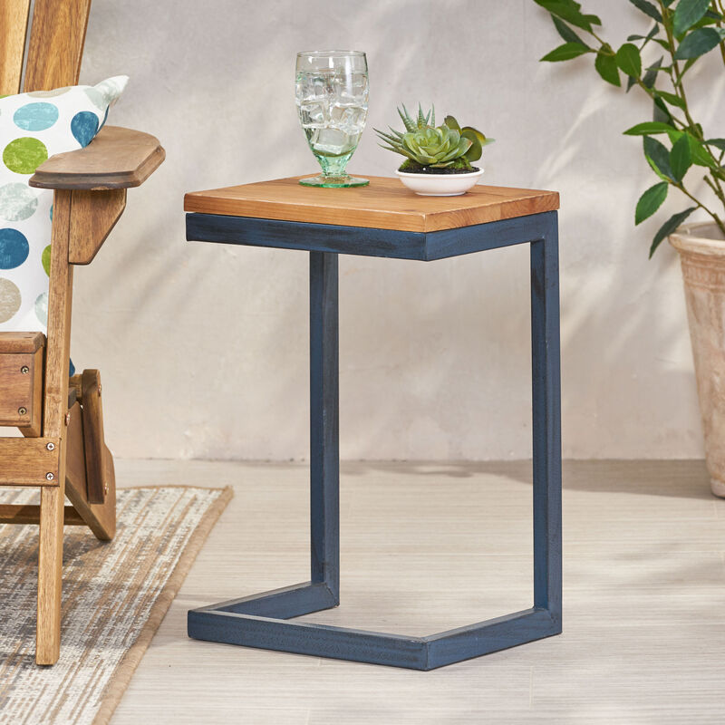 Streamdale Firwood Antique C-Shaped Nesting Tables (3-Pack) image number 4