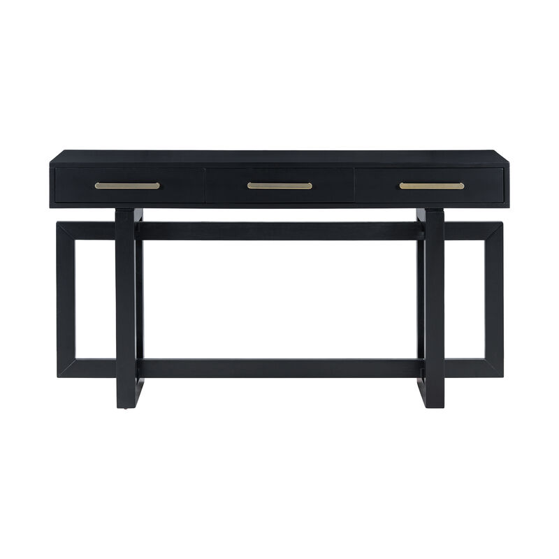 Merax Modern Console Table with Three Drawers