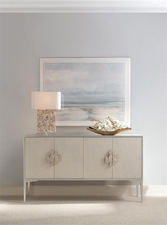 Creamy White and Sultry Grey Table Lamp