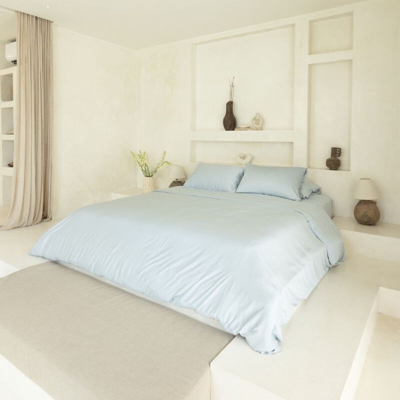 Organic Bamboo Sateen Duvet Cover Set image number 2