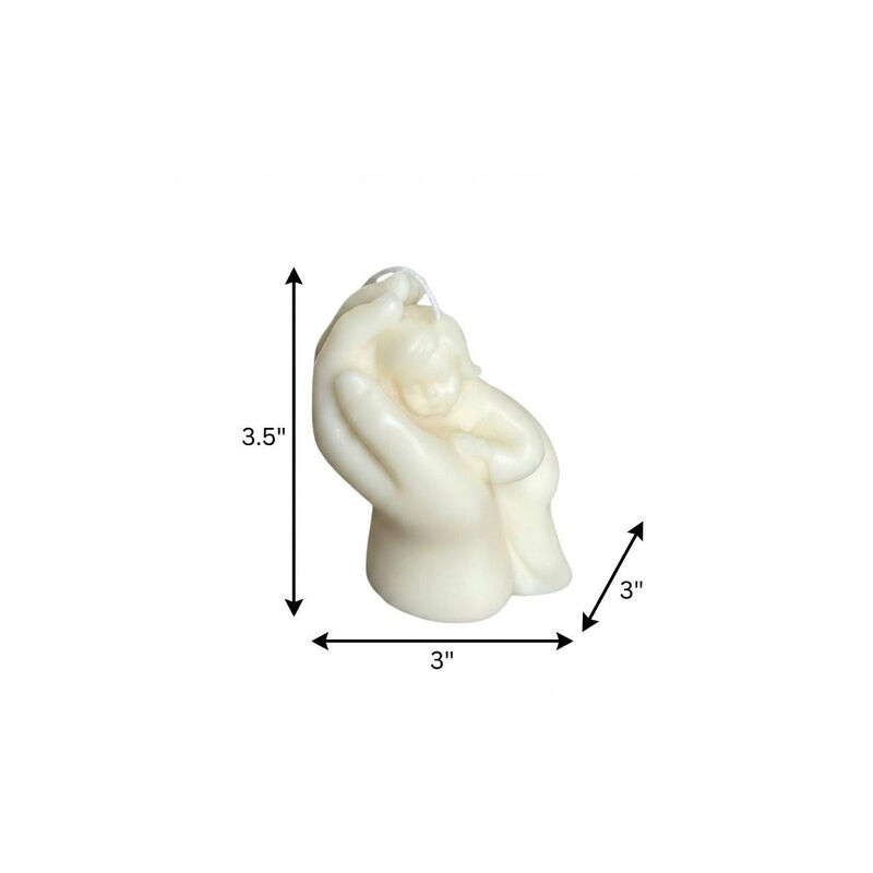 HomeRoots 3" Scented Baby Dimensional Candle image number 3