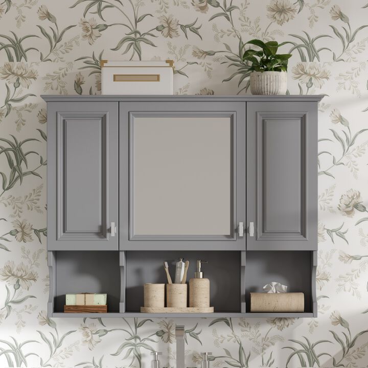 ELEMENT ACE Wall Mounted Medicine Cabinet with Adjustable Shelves and Soft Close Doors