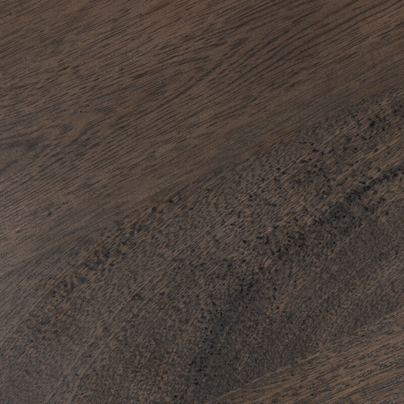 Round Ribbed Mango Wood Side Table image number 3