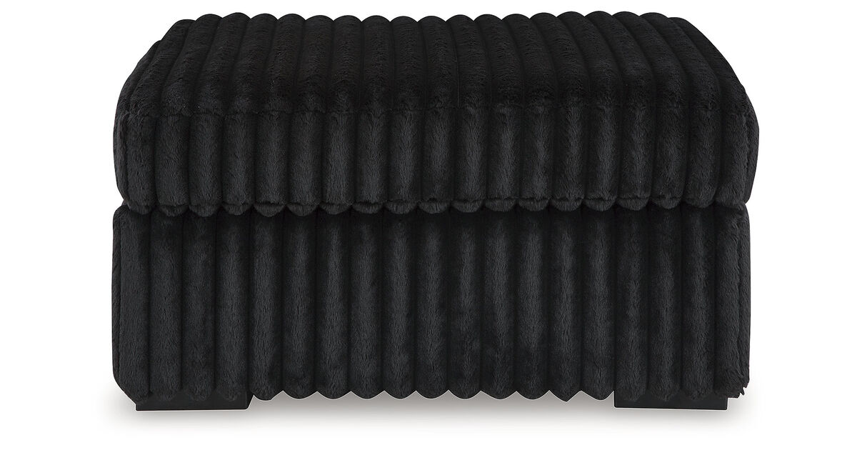 Midnight-Madness Oversized Accent Ottoman