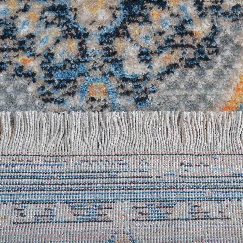 RUGSOTIC CARPETS MACHINE MADE POLYESTER AREA RUGS  - Rectangle Shape, Classic Oriental Traditional  Design, Low Pile Machine Made Area Rugs (M00109) image number 8