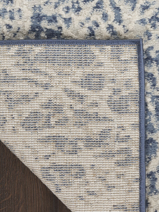 Exhale EXL02 Navy/Ivory 7'10" x 9'10" Rug