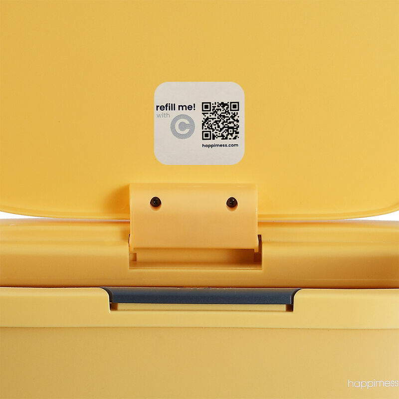 Tammi Kitchen 14.5-Gallon Slim Metal Push Button Trash Can