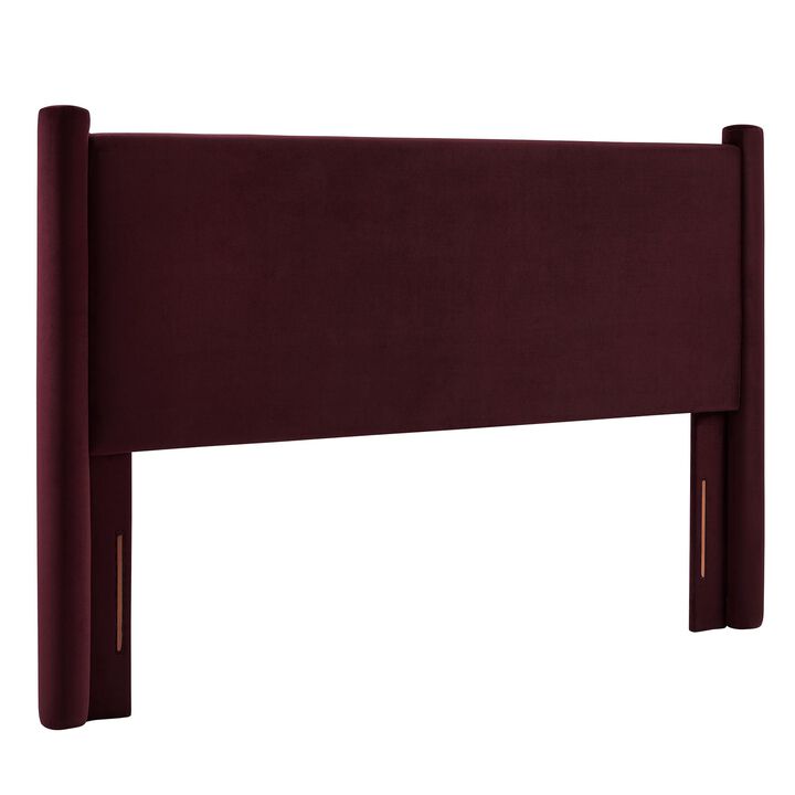 Rael Performance Velvet King Headboard