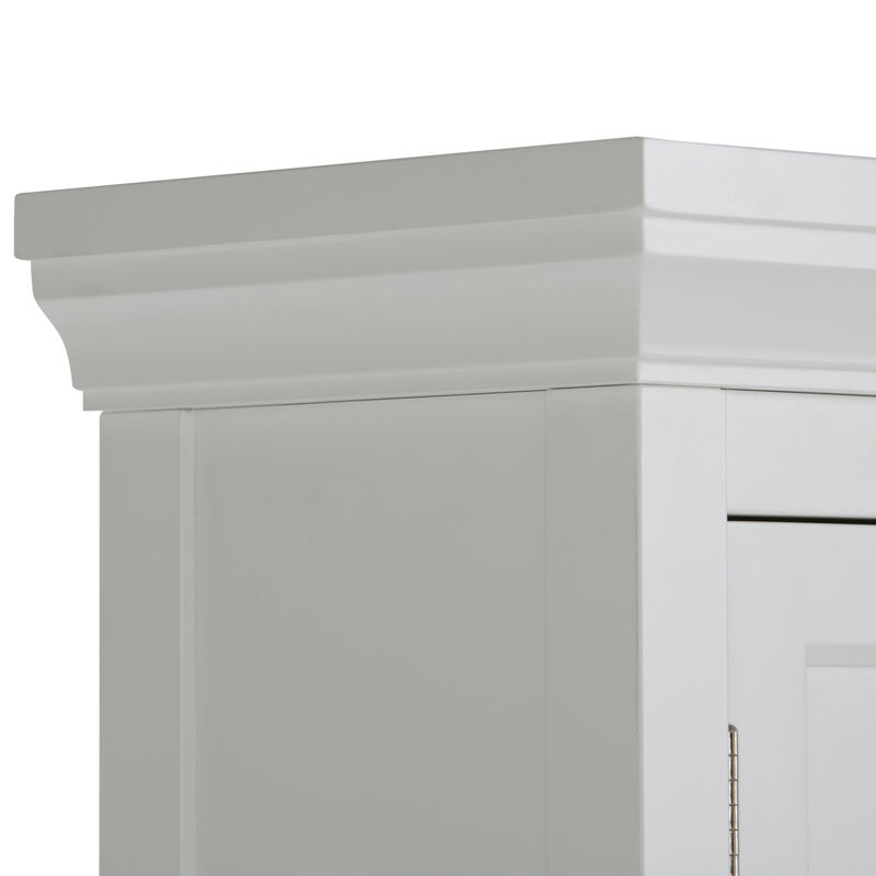 Simpli Home Avington 27W Storage Cabinet with 2 Doors and Open Shelf image number 6
