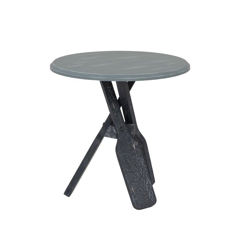 Linon Omar Side Table Grey image number 4