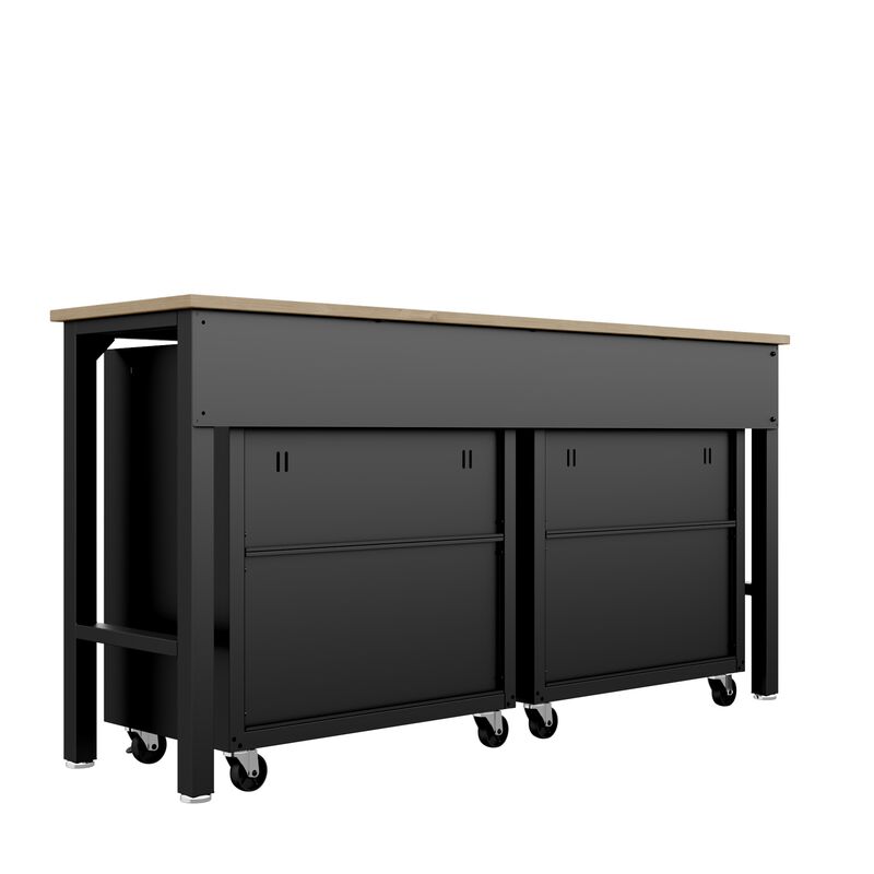 Fortress Dark Gray 3-Piece Garage Set