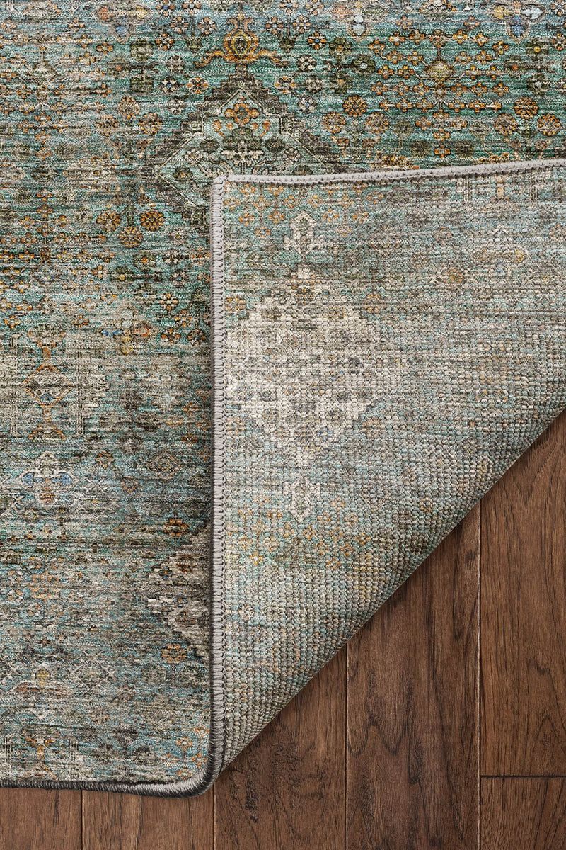 Aristo AR1 Teal 9' x 12' Rug image number 8