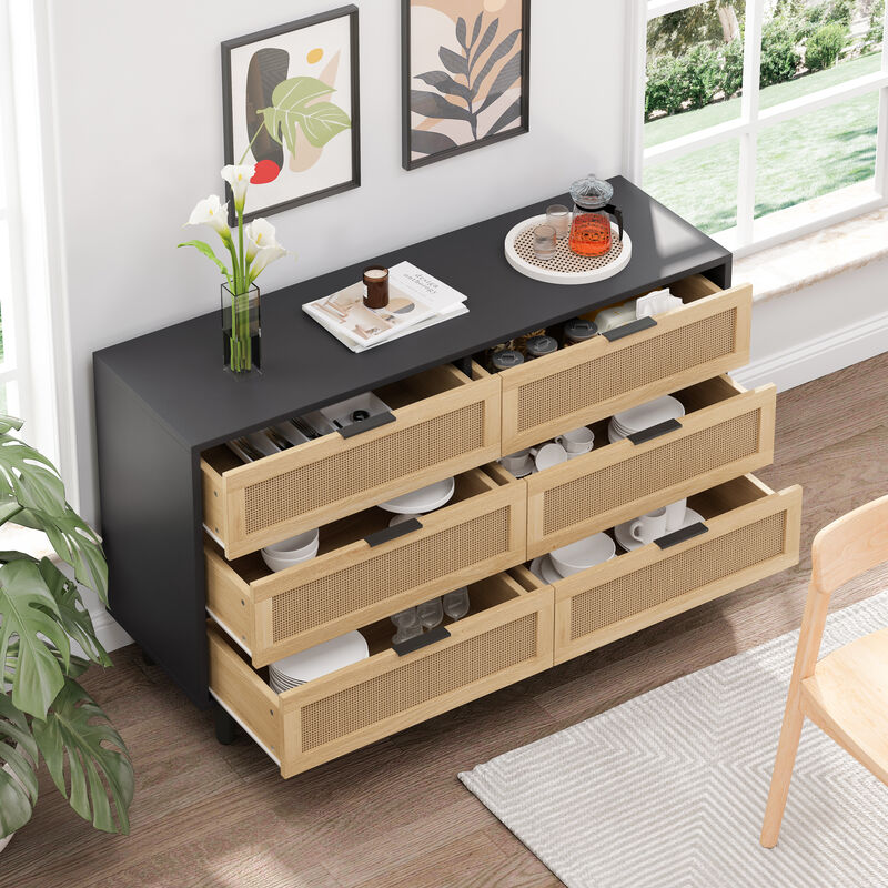 Tumlex 51.18" Rattan Dresser image number 3