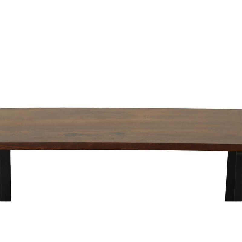 Carolina Living Braden Bench - Chestnut/Black