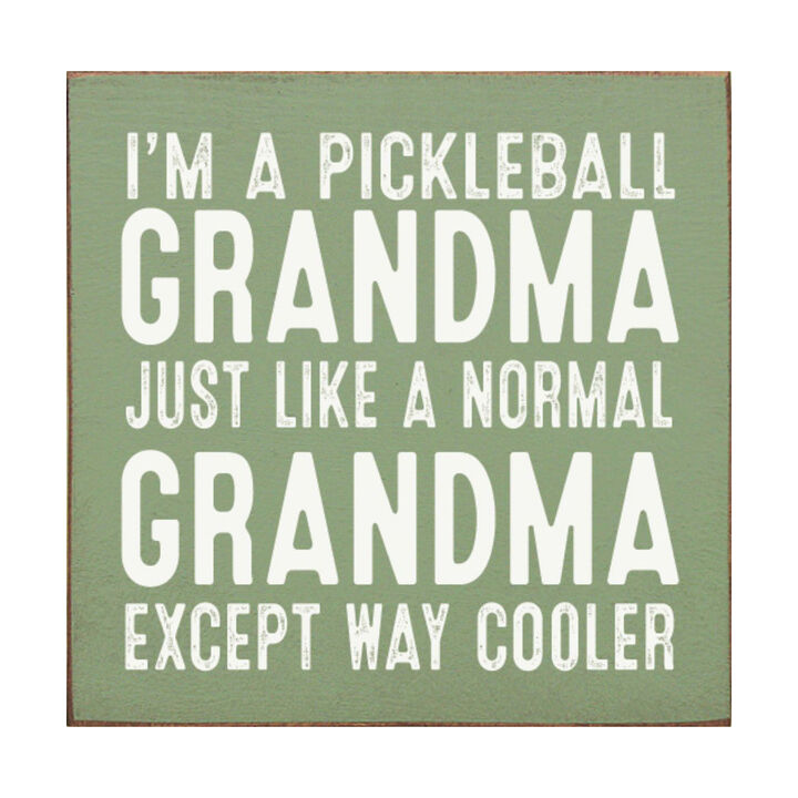 Pickleball Grandma Wooden Sign Funny Pickleball Wall Decor Gift