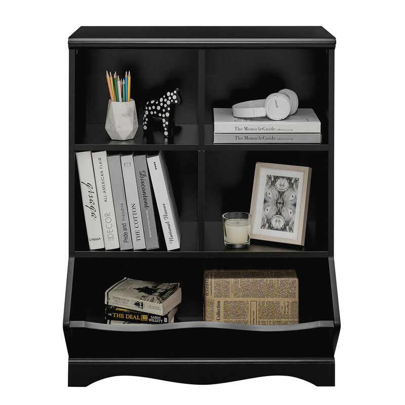 Five-Cubby Open Storage Cabinet