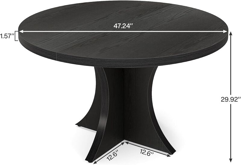 Modern Dining Table &ndash; Stylish, Sturdy Wood Design for 4-6 People, Perfect for Dining Room