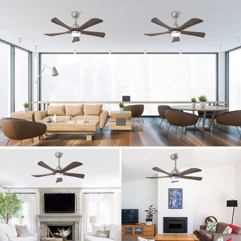 Solid Wood Blades Ceiling Fan image number 8
