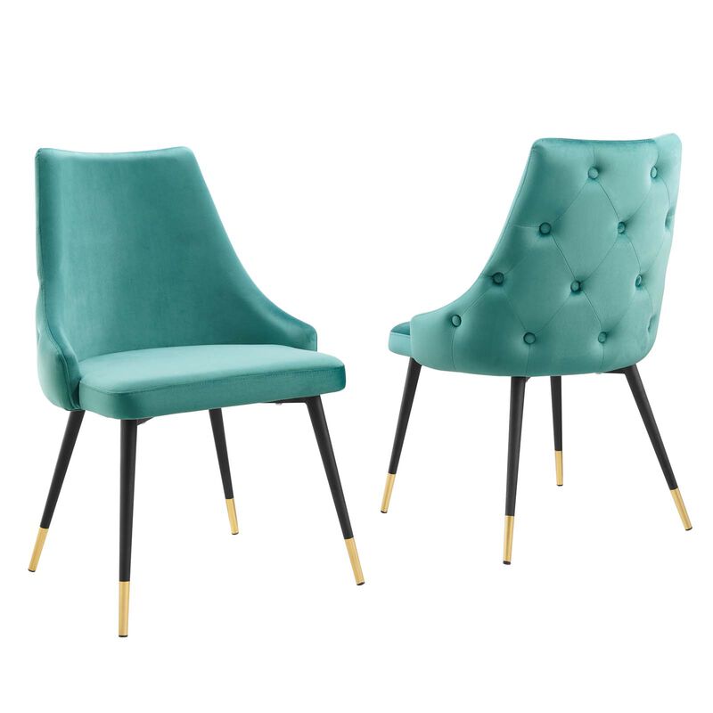 Adorn Dining Side Chair Performance Velvet Set of 2 image number 0