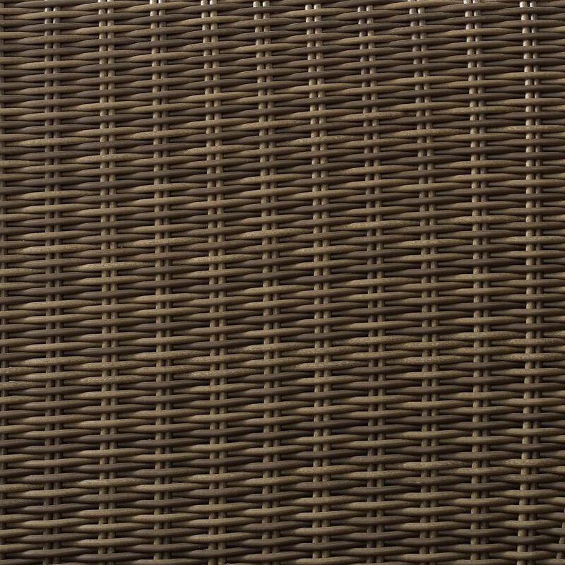 Crosley Furniture Bradenton Outdoor Wicker Coffee Table Weathered Brown