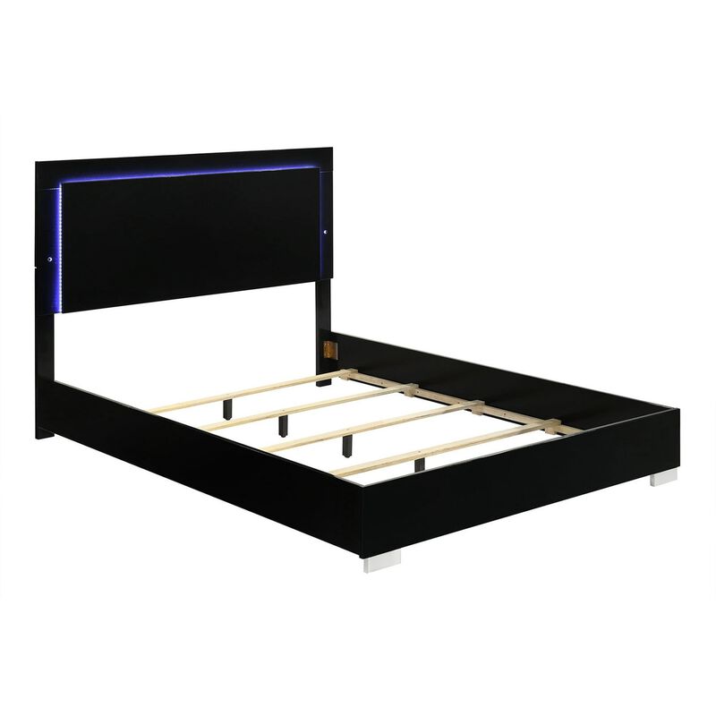 3pc Bedroom Set, Wood, 2 Nightstands image number 4