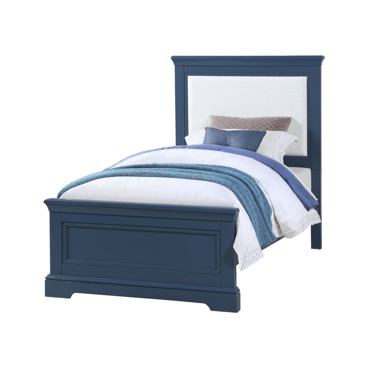 Tamarack Upholstered Twin Bed in Blue