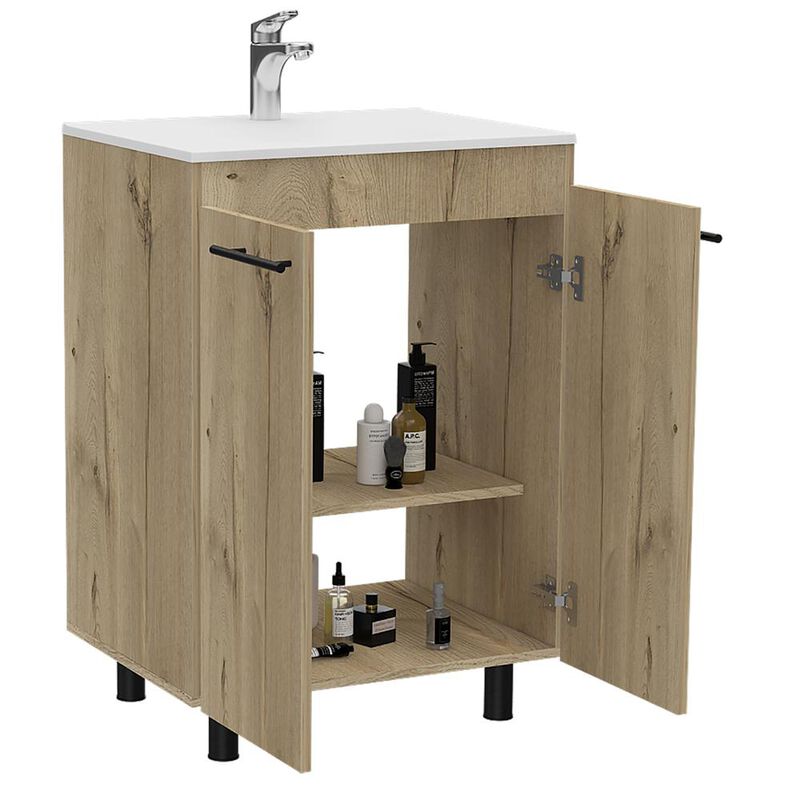Dustin Free Standing Sink Cabinet Pine