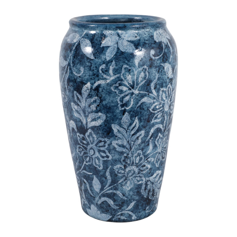 Distressed Floral Vase image number 2