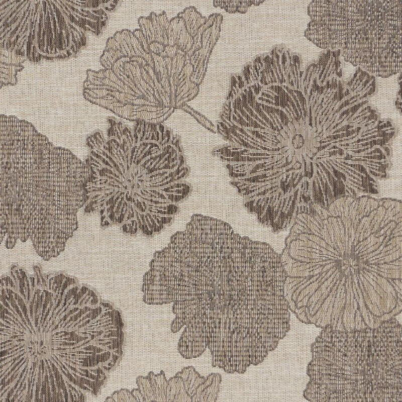 HomeRoots Floral Indoor Outdoor Area Rug image number 4