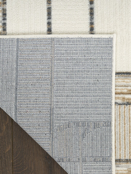 Nordic NRC17 Ivory/Multicolor 2' x 6' Rug