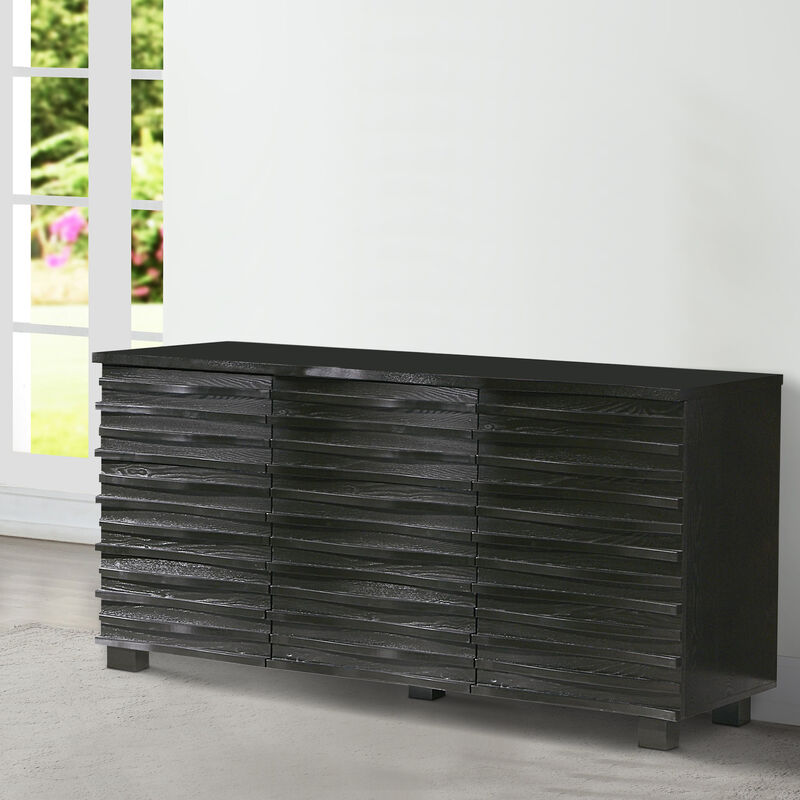 Wooden Server, Black
