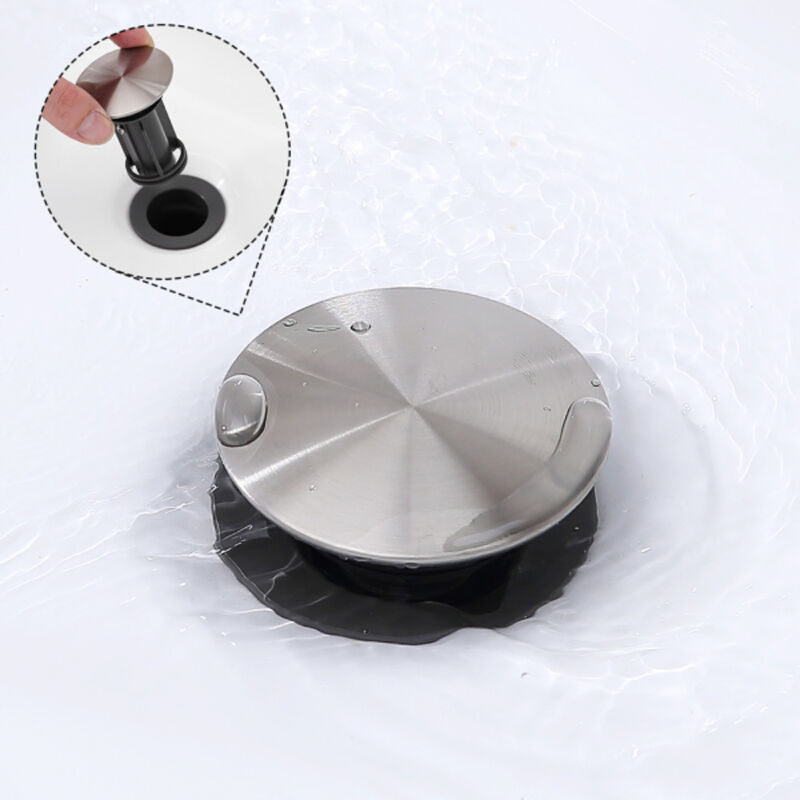 Brushed Nickel 2-Handle Bathroom Faucet, Centerset with Pop-Up Drain & Supply Lines