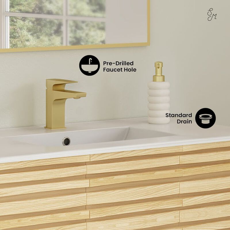 Cascade 36" Freestanding Bathroom Vanity with Sink Top image number 2