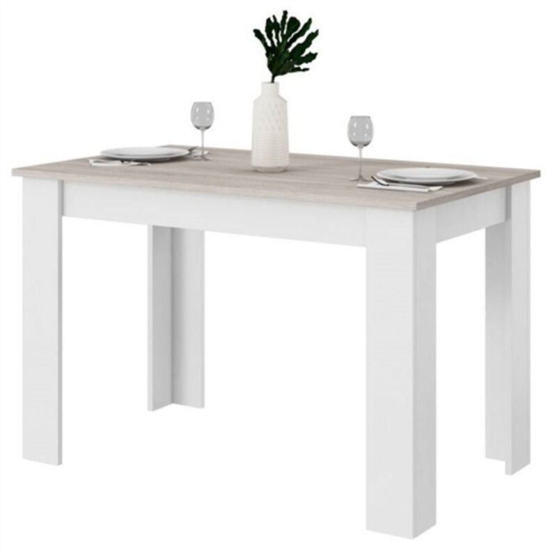 Modern Wooden Finish Table &ndash; Use as Kitchen Dining Table or Computer Desk
