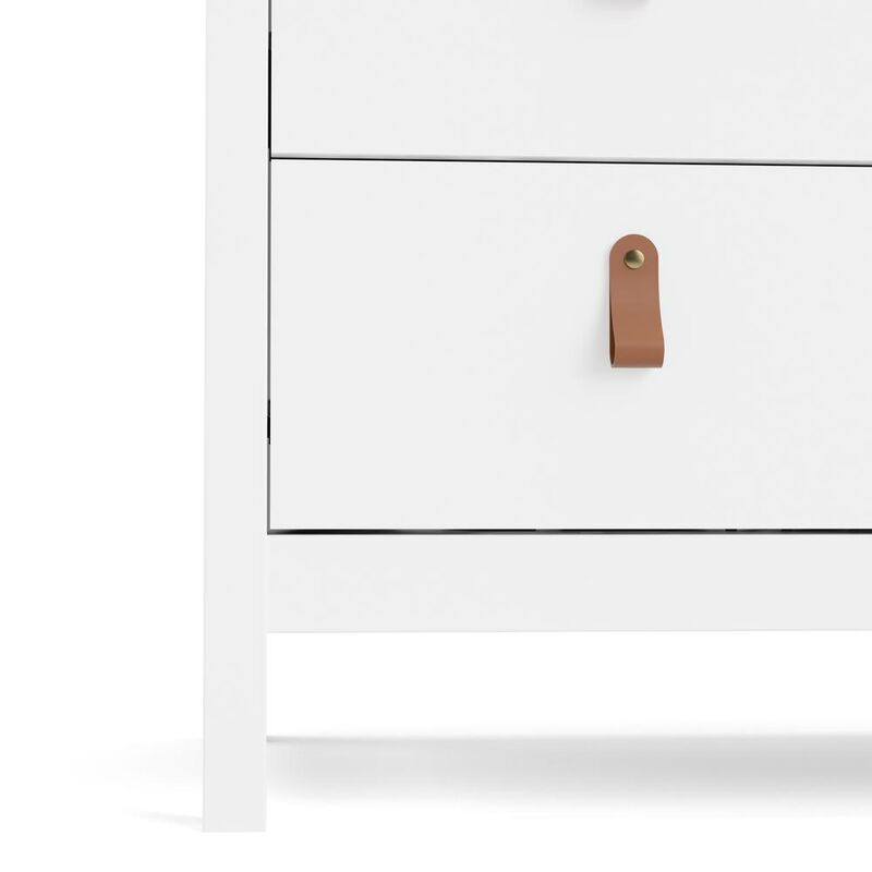 Tvilum Madrid 5 Drawer Chest , White