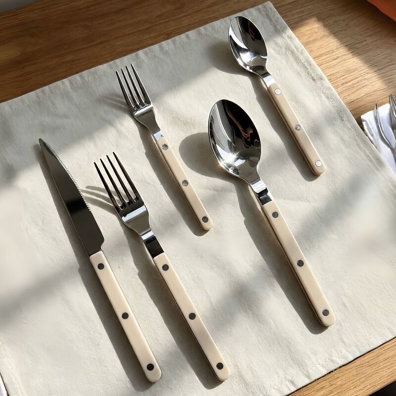 Retro Nordic Flatware Set of 10 image number 4