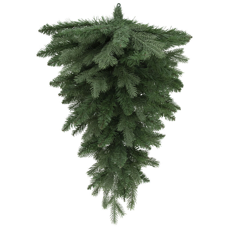 30" Mixed Eden Pine Artificial Christmas Teardrop Swag - Unlit image number 0