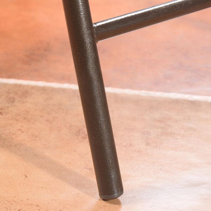 Hivvago Set of 4 Folding Rattan Bar Chairs with Footrests and Armrests for Outdoors and Indoors