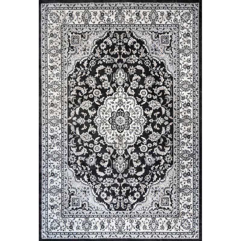 Palmette Modern Persian Floral Area Rug