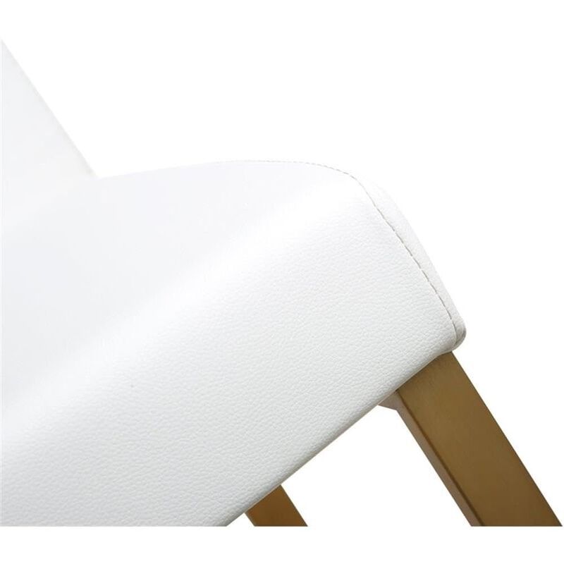 TOV Furniture Denmark Steel Stool, Counter Height, White image number 6