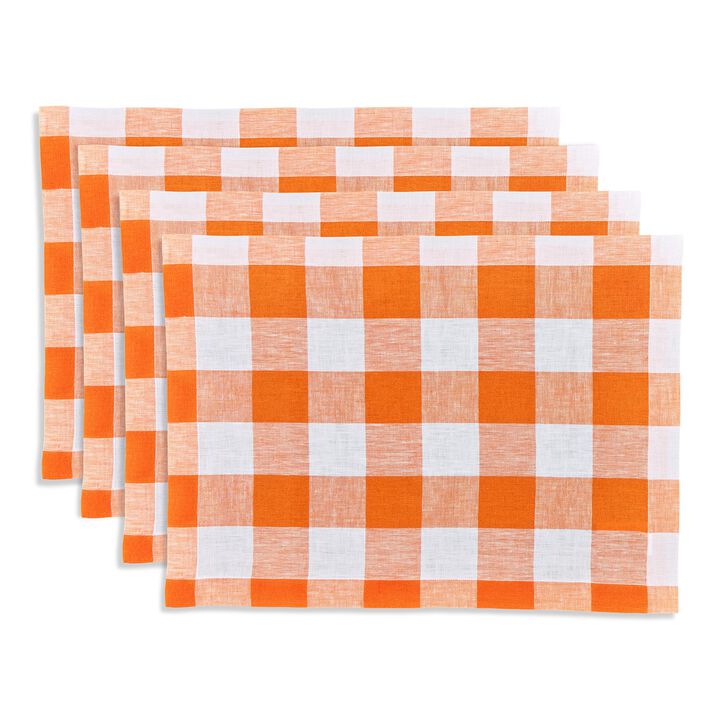 Linen Placemats - Buffalo Check