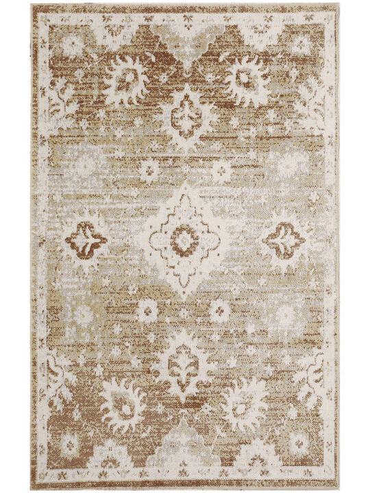 Astra Machine Washable ASW19 Copper 3'3" x 5' Rug