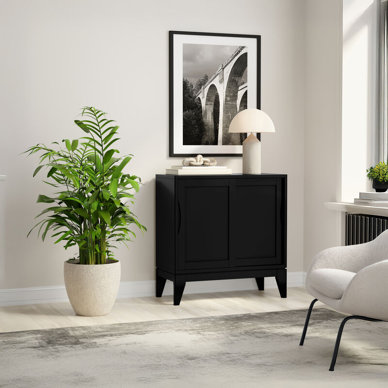 Simpli Home Harper Low Storage Cabinet image number 3