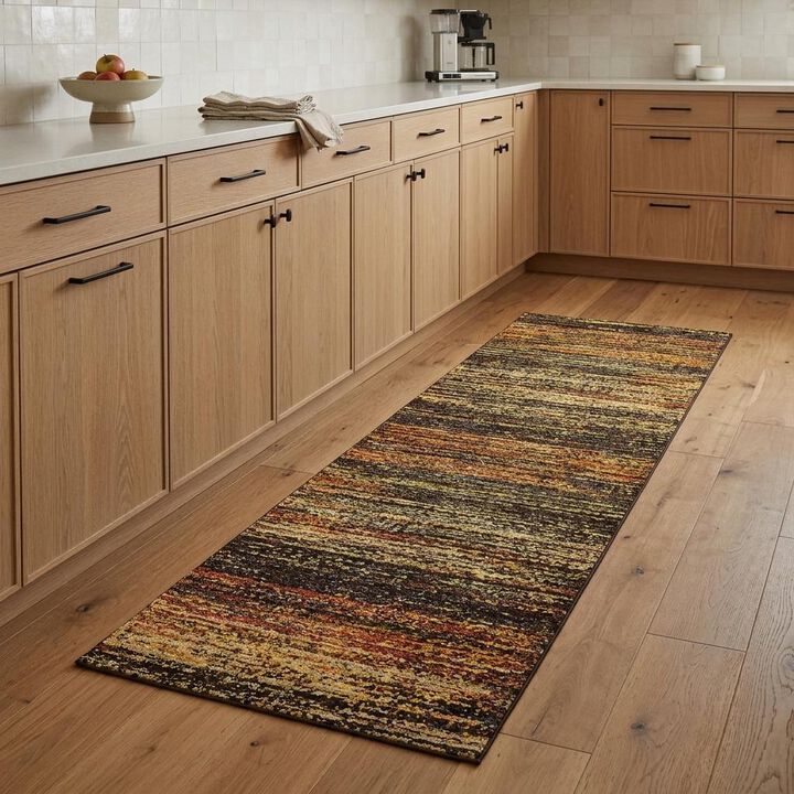 HomeRoots Abstract Runner Rug